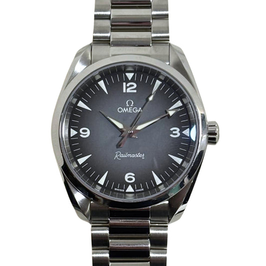 Seamaster Railmaster 38 mm steel with steel - 235.10.38.20.06.001