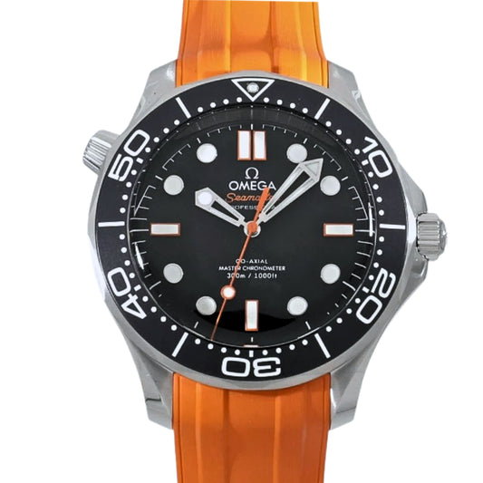 Seamaster Diver 300M 42 mm, steel on rubber strap - 21032422001006