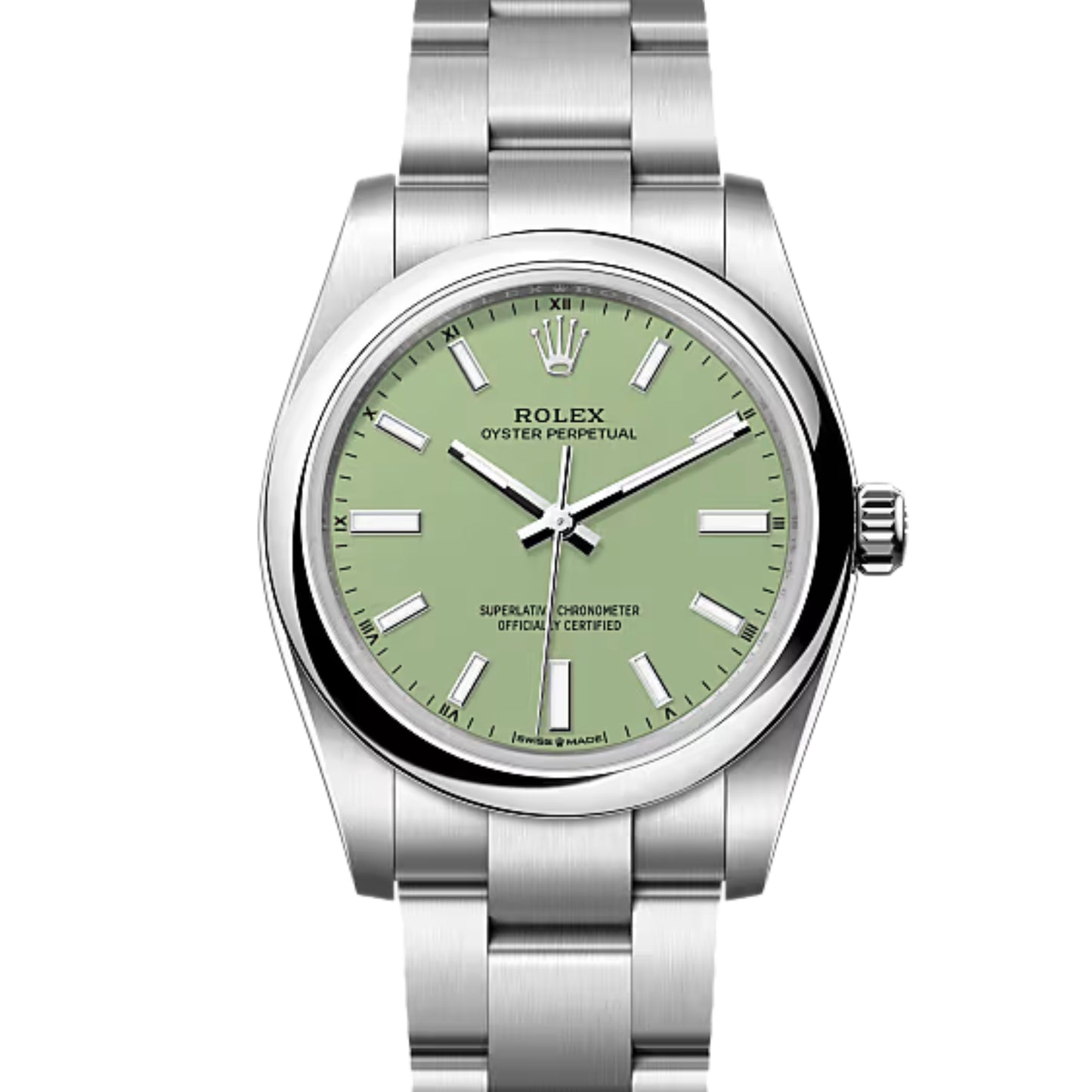 124200 Rolex Oyster Perpetual  34 Pistachio NEW